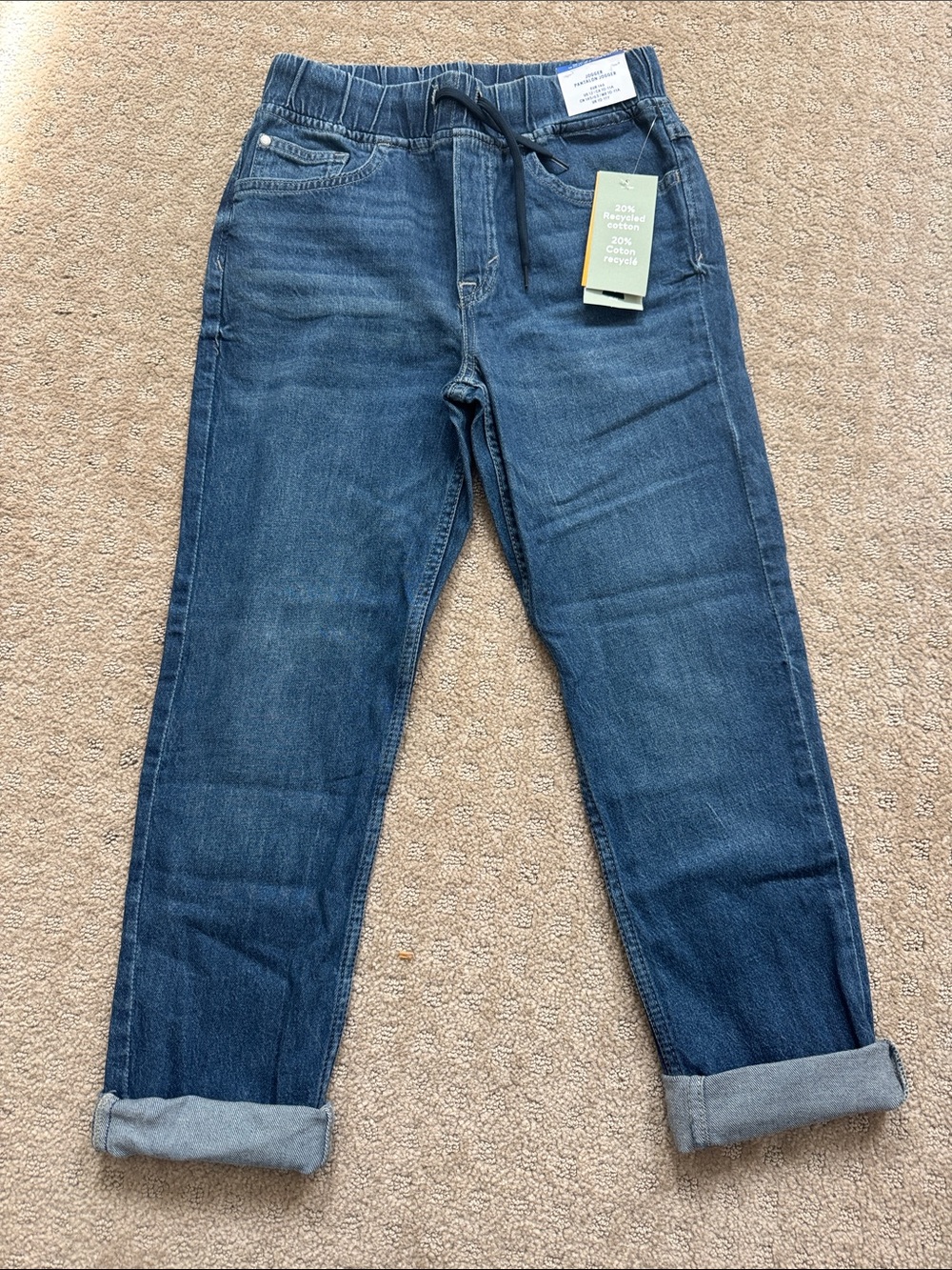 Boys H&M blue pantalon jogger jeans